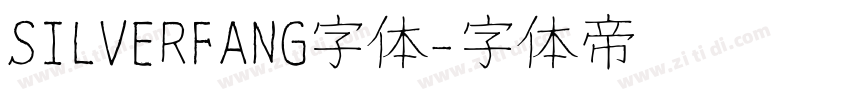 SILVERFANG字体字体转换