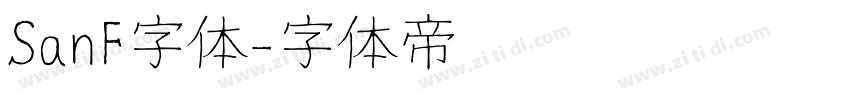 SanF字体字体转换