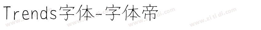 Trends字体字体转换