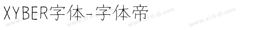 XYBER字体字体转换