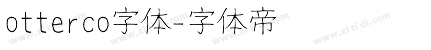 otterco字体字体转换