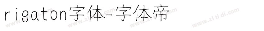 rigaton字体字体转换