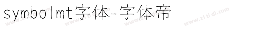 symbolmt字体字体转换