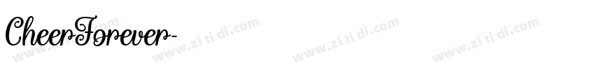 CheerForever字体转换