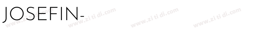 JOSEFIN字体转换