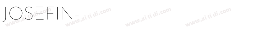 JOSEFIN字体转换