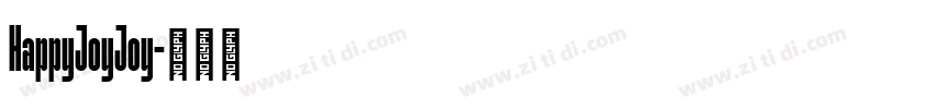 HappyJoyJoy字体转换