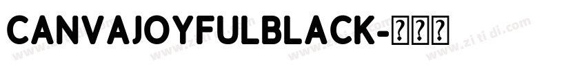 CanvaJoyfulBlack字体转换