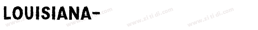 louisiana字体转换