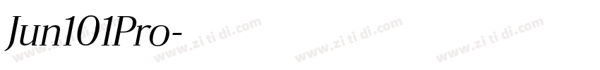 Jun101Pro字体转换