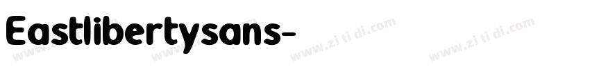 Eastlibertysans字体转换