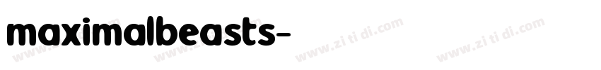 maximalbeasts字体转换