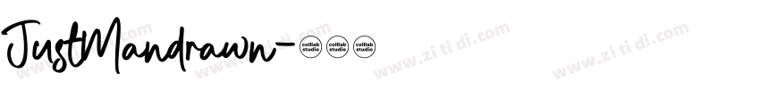 JustMandrawn字体转换