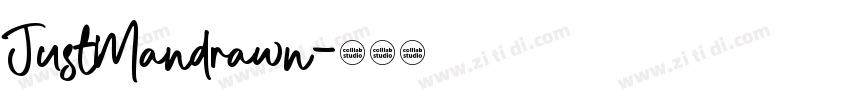 JustMandrawn字体转换