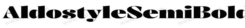 AldostyleSemiBold字体转换 AldostyleSemiBold字体转换