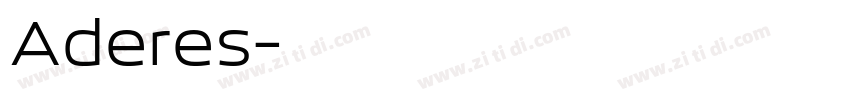 Aderes字体转换