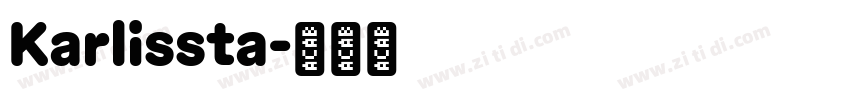 Karlissta字体转换