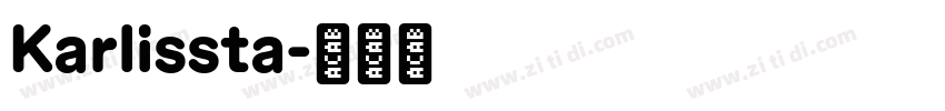 Karlissta字体转换