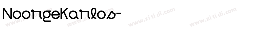 NoorgeKarlos字体转换