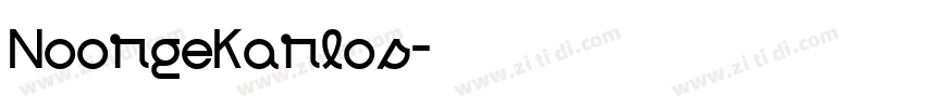 NoorgeKarlos字体转换