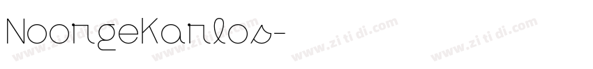 NoorgeKarlos字体转换