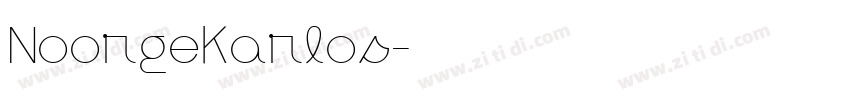 NoorgeKarlos字体转换