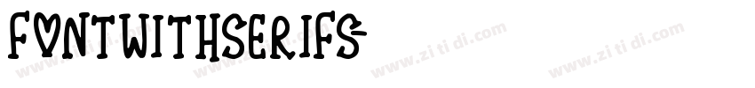 FontwithSerifs字体转换