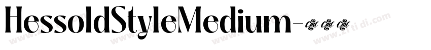 HessoldStyleMedium字体转换