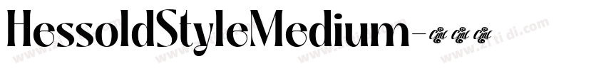 HessoldStyleMedium字体转换