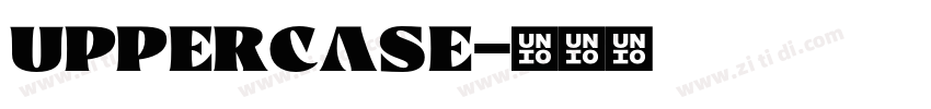 uppercase字体转换