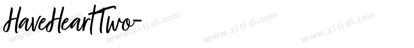 HaveHeartTwo字体转换