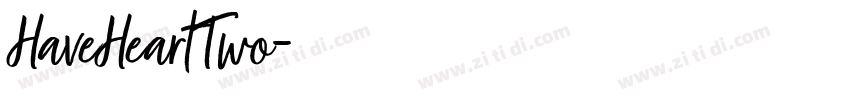 HaveHeartTwo字体转换
