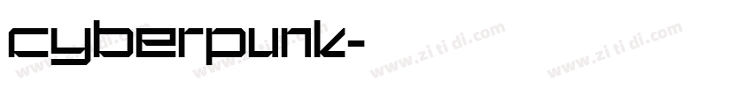 cyberpunk字体转换