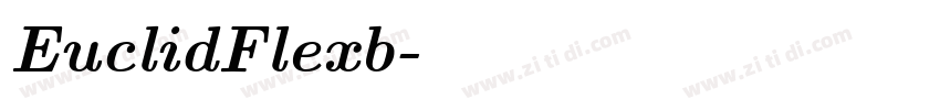 EuclidFlexb字体转换
