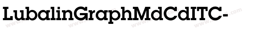 LubalinGraphMdCdITC字体转换