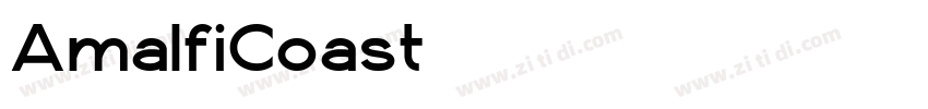 AmalfiCoast字体转换