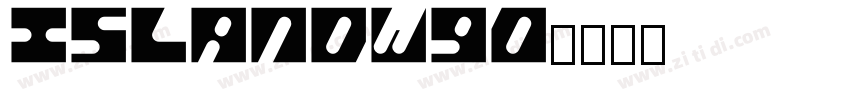 IslandW90字体转换