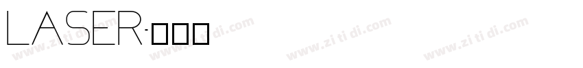 LASER字体转换