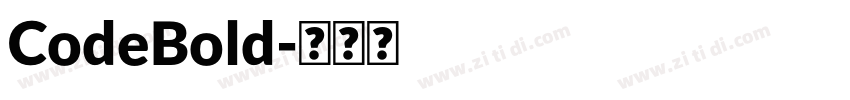CodeBold字体转换