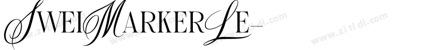 SweiMarkerLe字体转换
