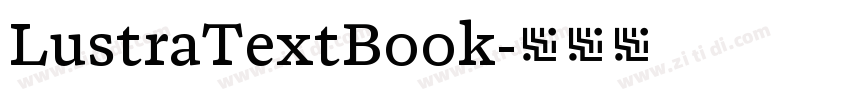 LustraTextBook字体转换