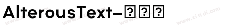 AlterousText字体转换 AlterousText字体转换
