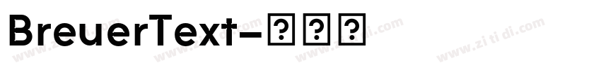 BreuerText字体转换