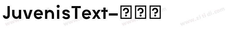 JuvenisText字体转换