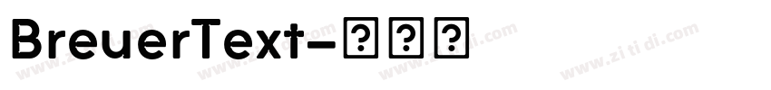BreuerText字体转换