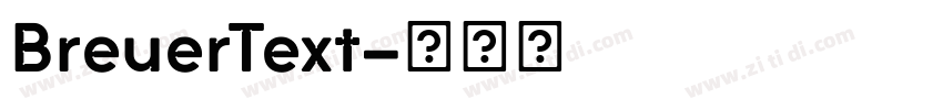 BreuerText字体转换
