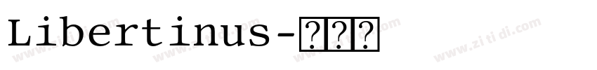 Libertinus字体转换 Libertinus字体转换