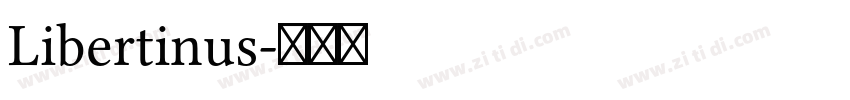 Libertinus字体转换 Libertinus字体转换