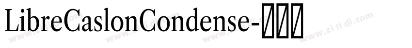 LibreCaslonCondense字体转换