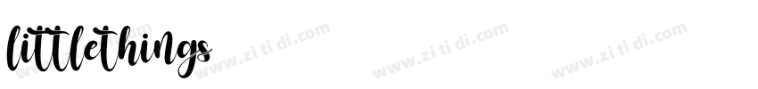 littlethings字体转换